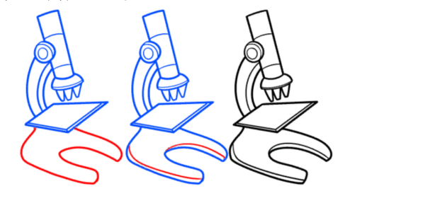 Световой микроскоп рисунок