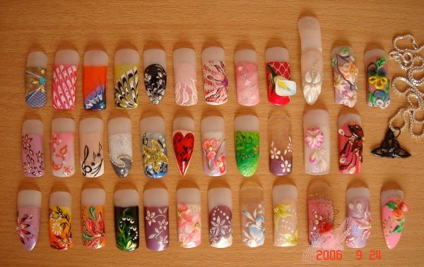 Рисуем на типсах для новичков