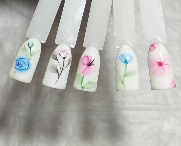 Дизайн ногтей на типсах