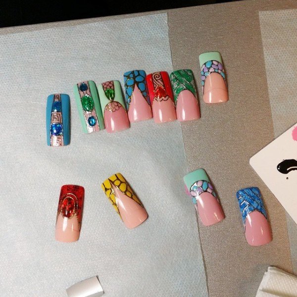 Маникюр для новичков на типсах