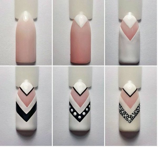 Дизайн ногтей на типсах