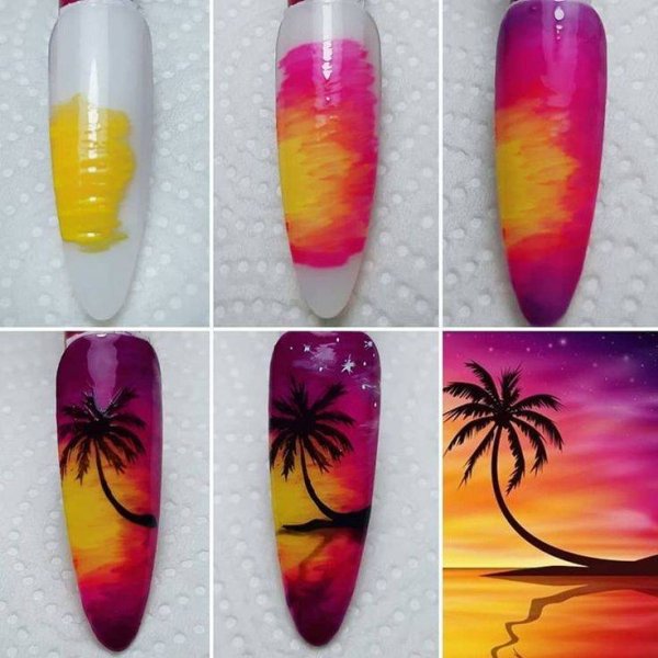 Рисование на типсах