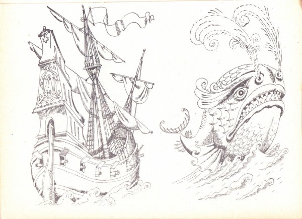 Синдбад мореход раскраска