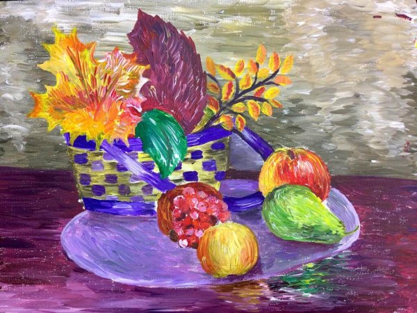 Осенний натюрморт для детей