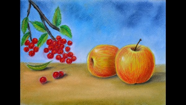 Натюрморт овощи для детей