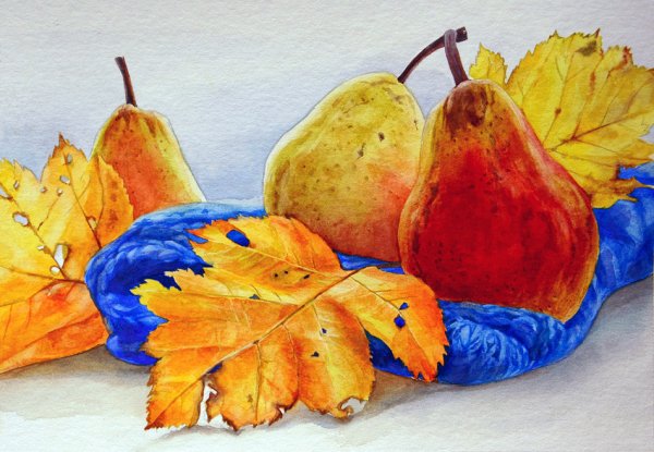 Рисование осенний букет