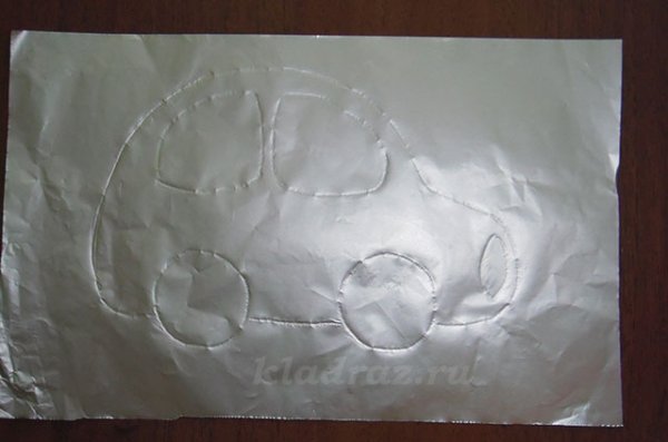 Чеканка на фольге для детей