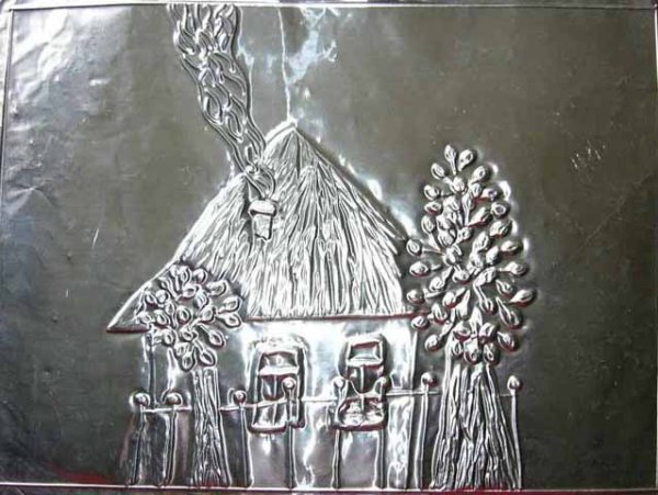 Рисунки на фольге лёгкие