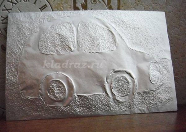 Чеканка на фольге для детей