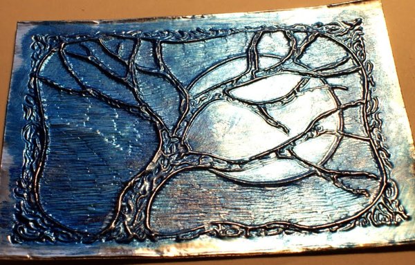 Рисование на фольге мастер класс