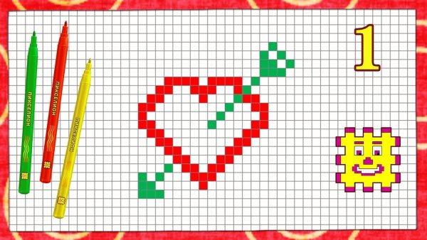 Рисунки по клеточкам