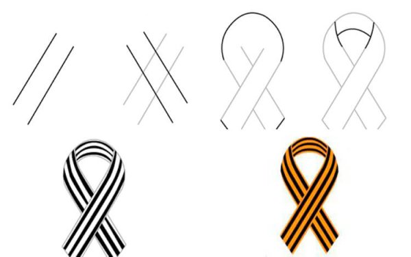 Георгиевская ленточка белогвардейцы