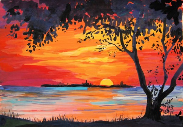 Пейзаж легкий