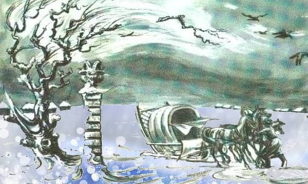 Рисунок к повести Белкина метель