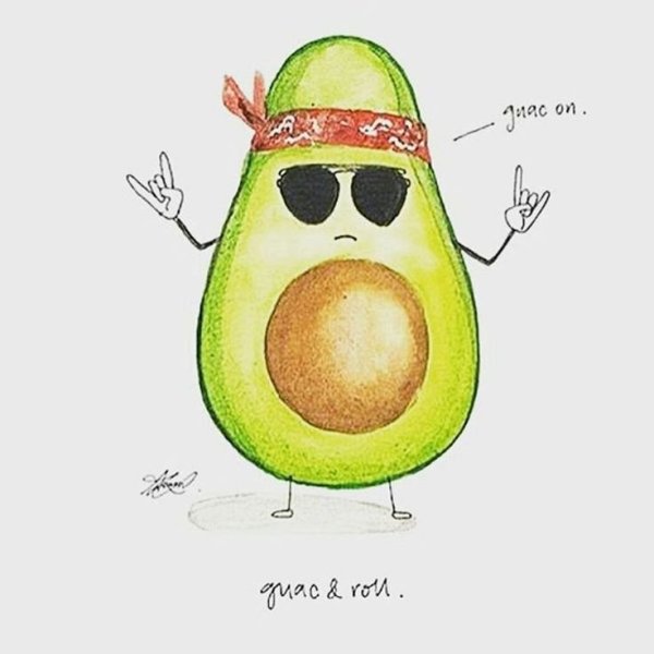 Авокадо прикольные