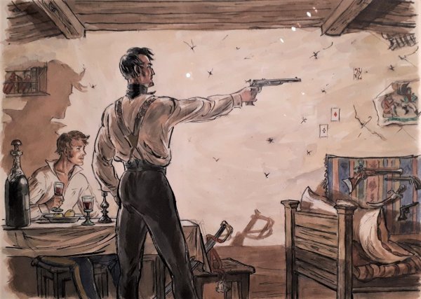 Дуэль выстрел Пушкин