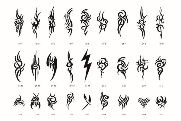 Эскизы маленьких татуировок