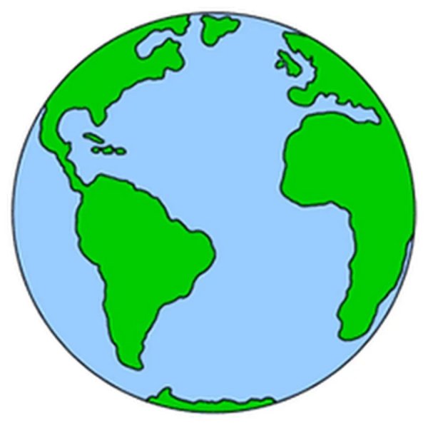 Земля карандашом