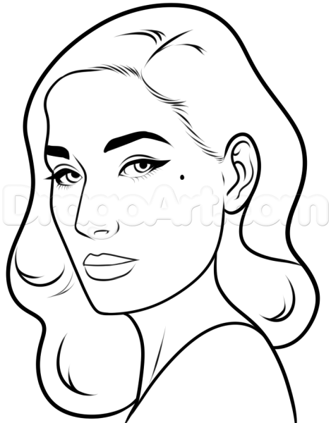 Раскраски портреты людей