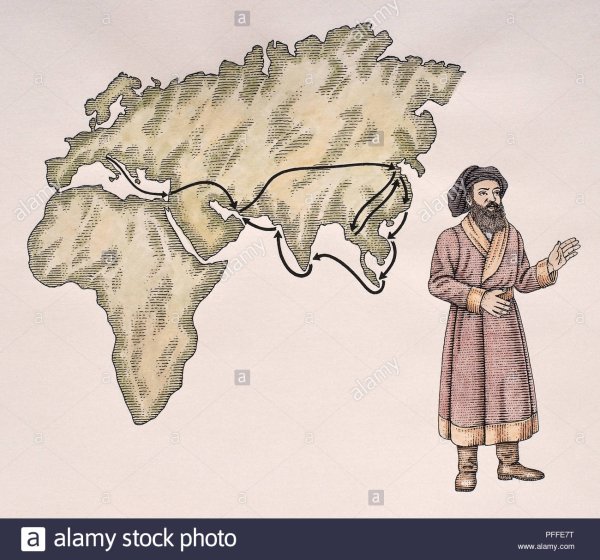 Рустикелло и Марко поло