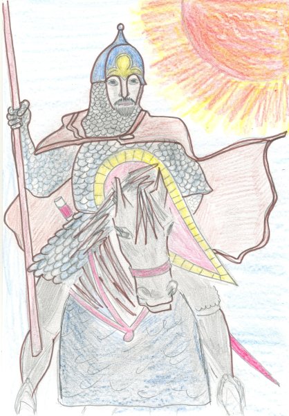 Портрет Александра Невского 2 класс