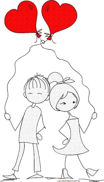 Пара рисунок для срисовки легкие