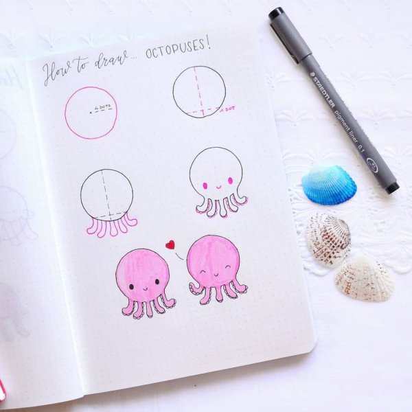 Маленькие рисуночки для блокнота