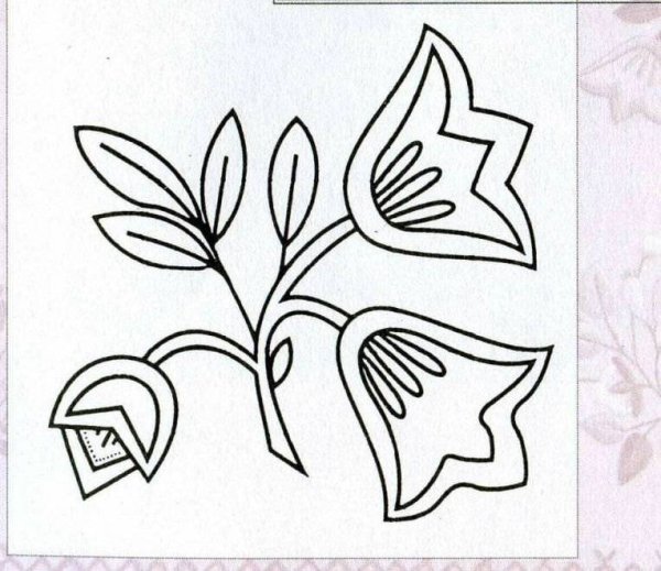 Трафареты для вышивки гладью для начинающих