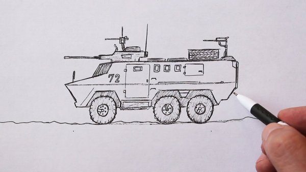 Военные машины для рисования