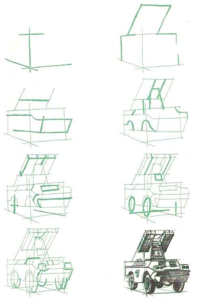 Рисование военной техники