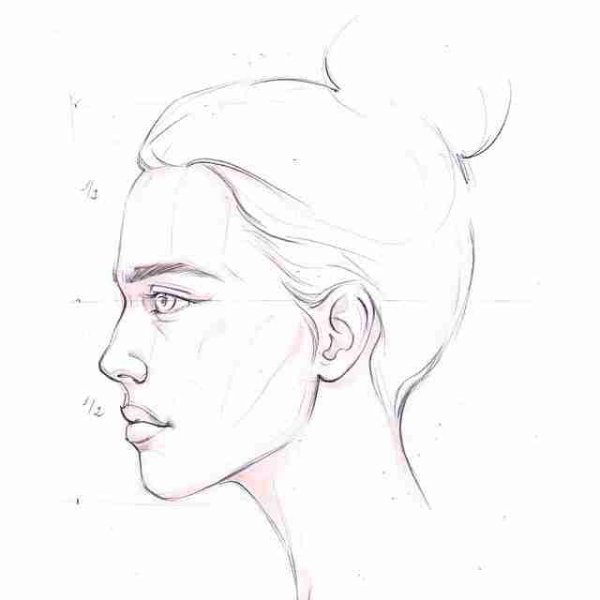 Форма лица для срисовки