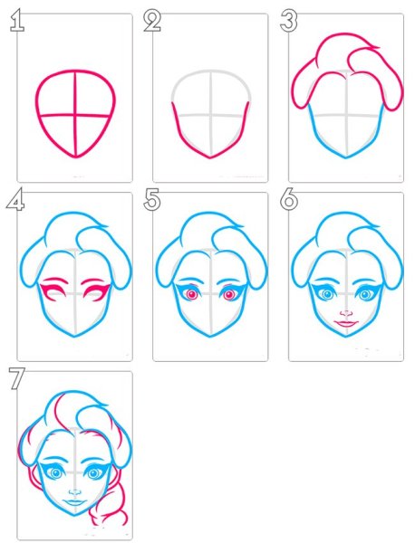 Лица людей для срисовки