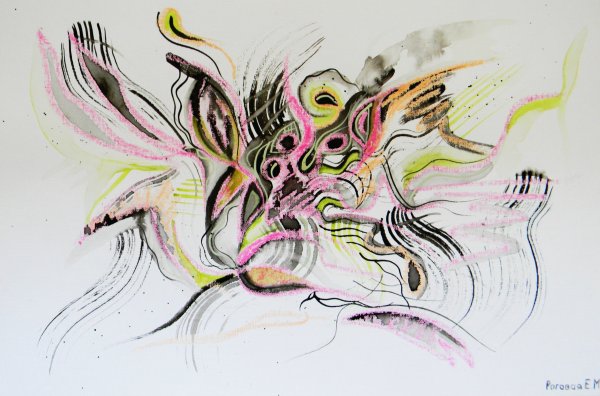 Абстрактные рисунки карандашом