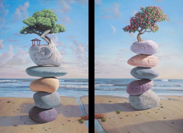 Сюрреализм картины карандашом