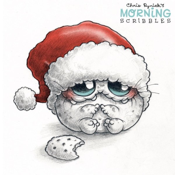 Милые новогодние Стикеры