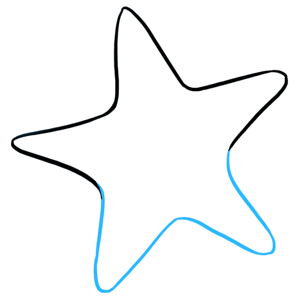 Звезда раскраска