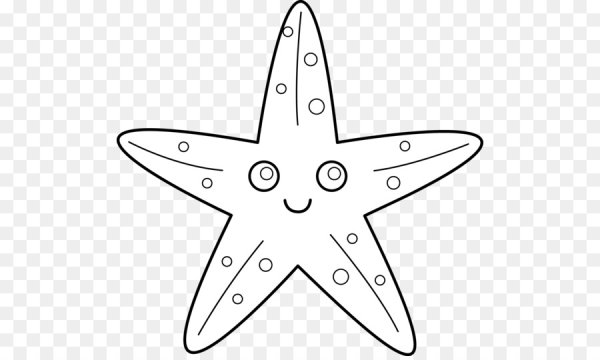 Морская звезда для срисовки