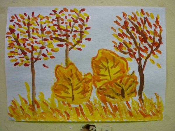 Рисование Золотая осень