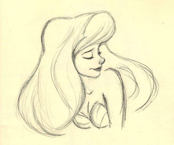 Рисунок девушки несложный