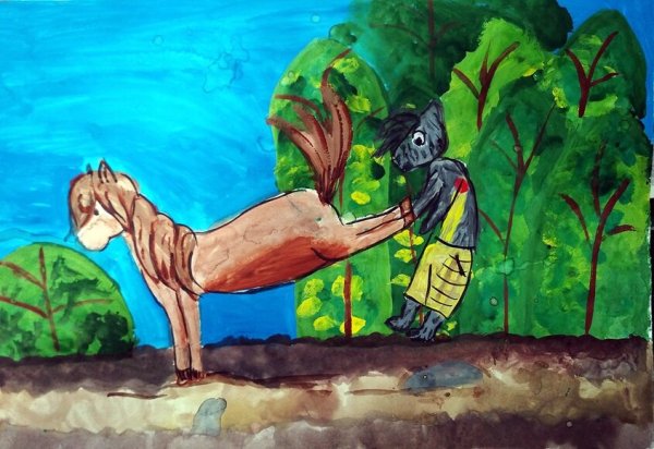 Иллюстрация к сказке легко