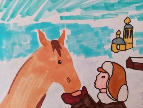 Тёплый хлеб рисунок