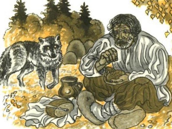 Рисунок к рассказу теплый хлеб Паустовский