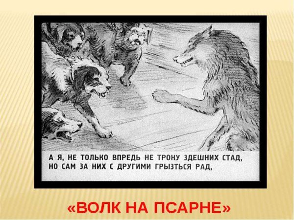 Иван Андреевич Крылов волк на псарне