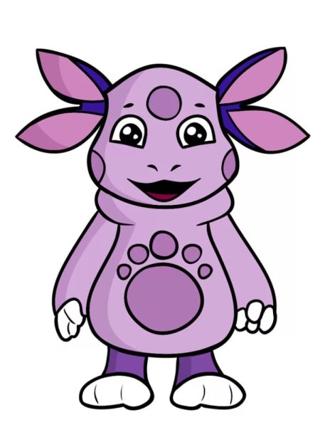 Герои мультика Лунтик