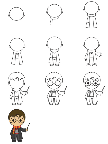 Мультяшные герои Гарри Поттера