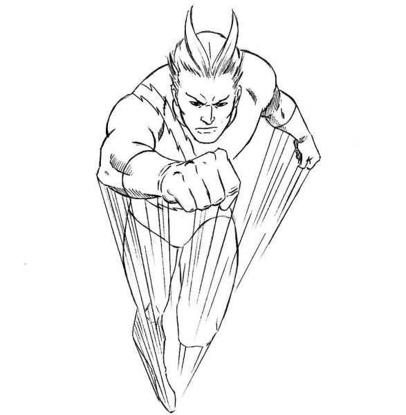 Раскраска человек паук 2099