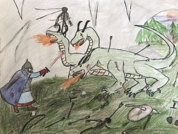 Рисование сказки Колобок