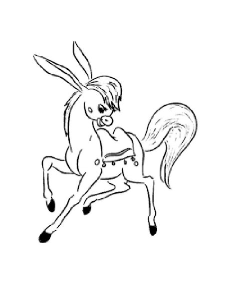 Конек горбунок raskraska