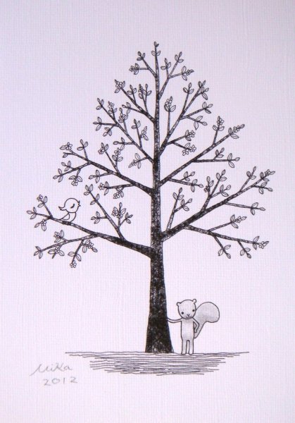 Дерево для срисовки