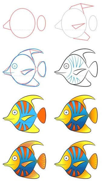 Рыбка рисунок